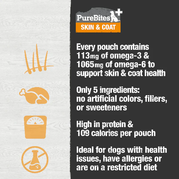 PureBites+ Squeezables For Dogs; Skin & Coat - Image 4