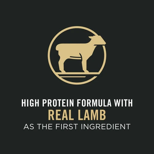 Purina Pro Plan Adult Sensitive Skin & Stomach Lamb & Rice Dry Cat Food, 7lb - Image 3
