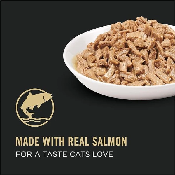 Purina Pro Plan Complete Essentials Salmon Entrée in Sauce Canned Cat Food, 156g - Image 2