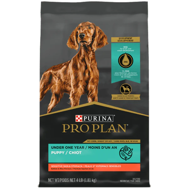 Purina Pro Plan Sensitive Skin & Stomach Salmon & Rice Dry Puppy Food