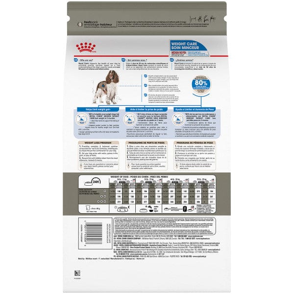 Royal Canin Medium Adult Weight Care Dry Dog Food, 30lb - Image 6
