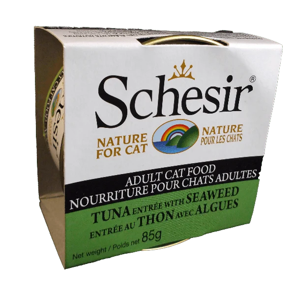 Schesir Tuna Entrée with Seaweed in Jelly Adult Wet Cat Food