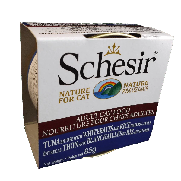 Schesir Tuna Entrée with Whitebaits & Rice Natural Style Adult Wet Cat Food