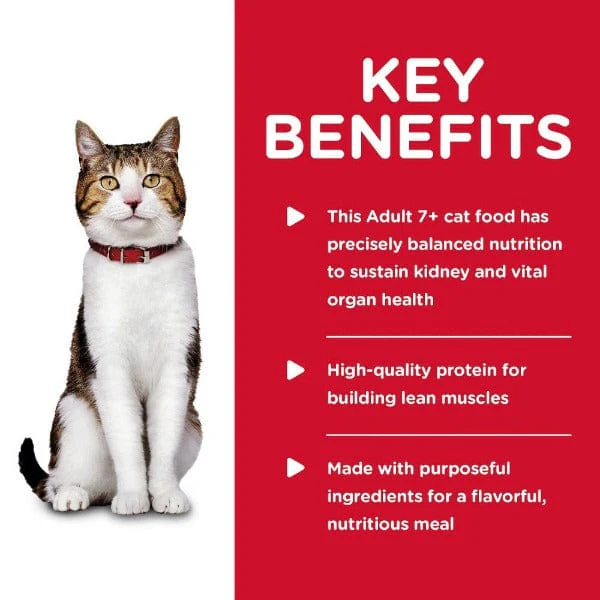 Science Diet Savory Chicken Entree Adult 7+ Canned Cat Food, 5.5oz - Image 3