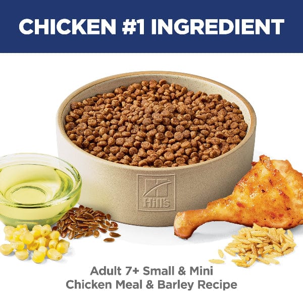 Science Diet Adult 7+ Small & Mini Chicken & Brown Rice Recipe Dry Dog Food - Image 3