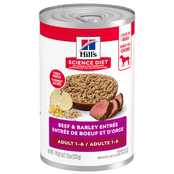 Science Diet Beef & Barley Entree Adult Canned Dog Food, 13oz - Image 5