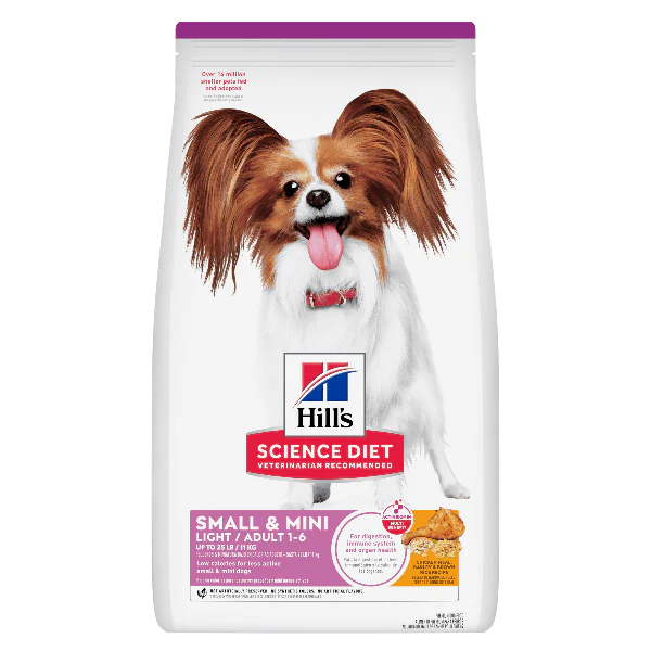 Science Diet Adult Light Small & Mini Chicken Meal & Barley Dry Dog Food, 4.5lb