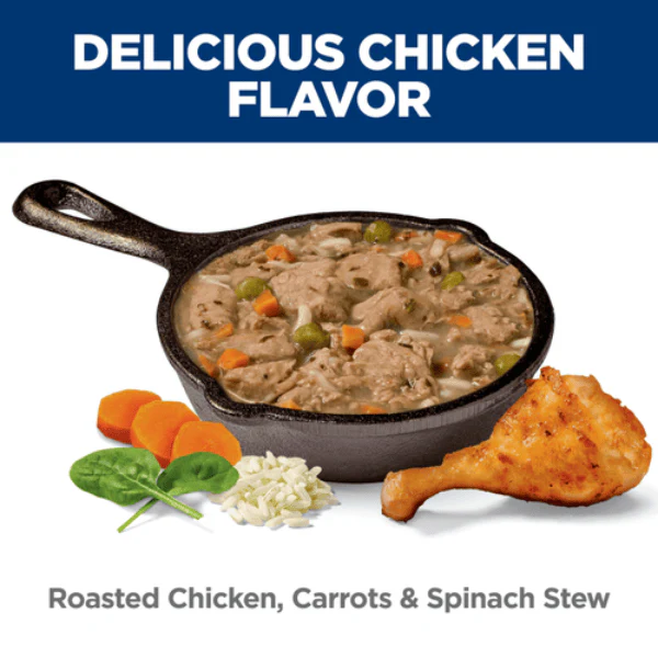 Science Diet Healthy Cuisine Roasted Chicken, Carrots & Spinach Stew Adult Canned Dog Food, 12.5oz - Image 2