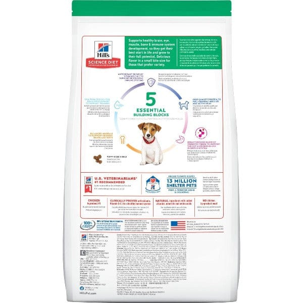 Science Diet Puppy Small Bites Chicken & Brown Rice Recipe Dry Dog Food - Image 5