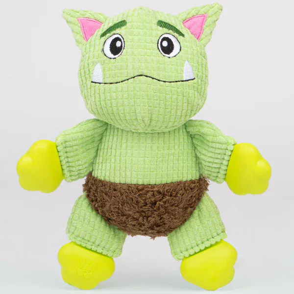 Silver Paw Fubeez Rubber Feet Ogre Dog Toy