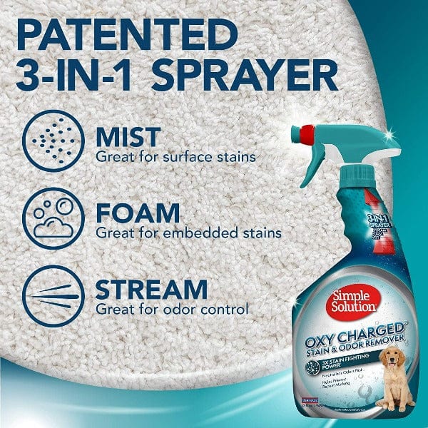 Simple Solution Oxy Charged Stain & Odor Remover Spray - Image 3