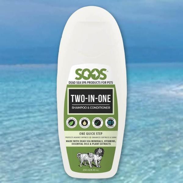 Soos Pets Natural Two-In-One Pet Shampoo and Conditioner