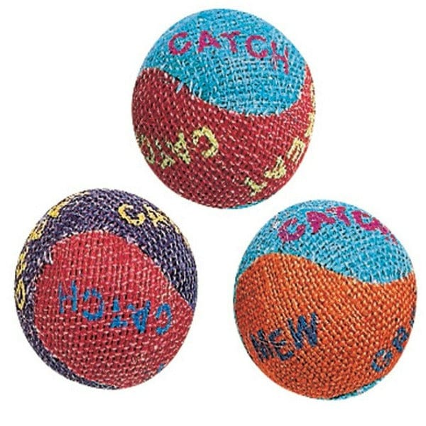 Spot Burlap Balls Catnip Cat Toy - Image 2