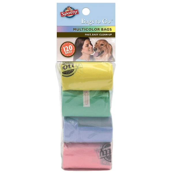 Spotty Bags to Go Multicolor Waste Bags 120 Pack - Image 7