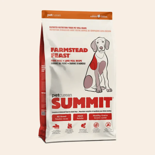 Summit Farmstead Feast Pork Meal & Lamb Meal Recipe Adult Dry Dog Food, 5lb