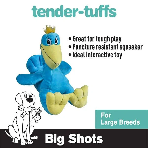 tender-tuffs Big Shots Pelican Plush Dog Toy - Image 2