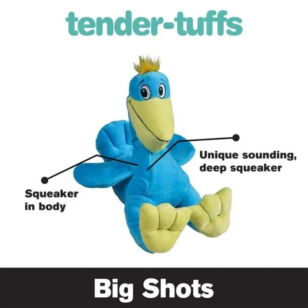 tender-tuffs Big Shots Pelican Plush Dog Toy - Image 3