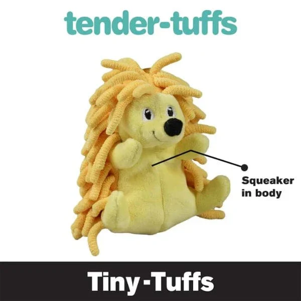 tender-tuffs Tiny Hedgehog Plush Dog Toy - Image 3