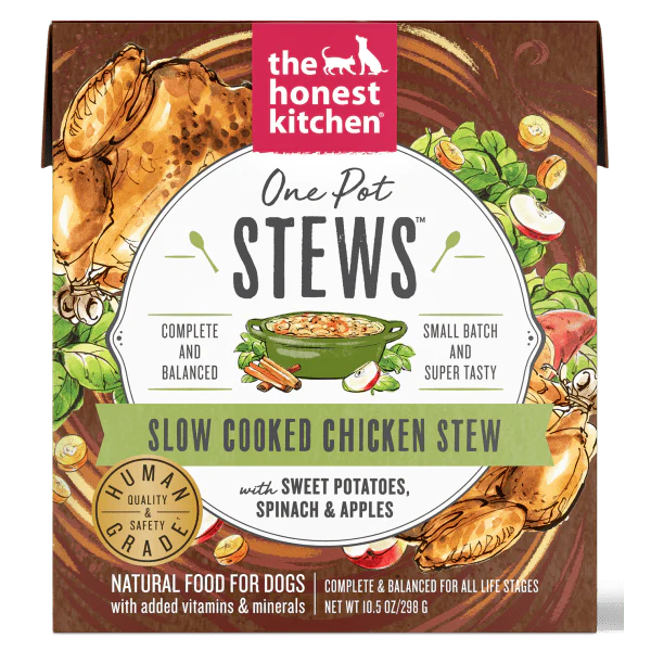 The Honest Kitchen One Pot Stews | Slow Cooked Chicken Stew Wet Dog Food
