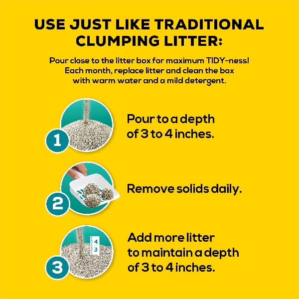 Tidy Cats LightWeight Free & Clean Unscented Multi-Cat Clumping Cat Litter, 7.71kg - Image 6