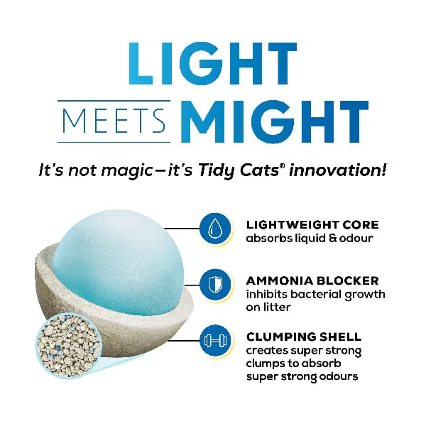 Tidy Cats LightWeight with Glade Clear Springs Multi-Cat Clumping Cat Litter, 7.71kg - Image 2