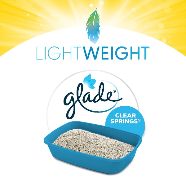Tidy Cats LightWeight with Glade Clear Springs Multi-Cat Clumping Cat Litter, 7.71kg - Image 3