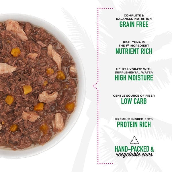Tiki Cat Aloha Friends | Tuna, Ocean Whitefish & Pumpkin Recipe Canned Cat Food, 5.5oz - Image 2