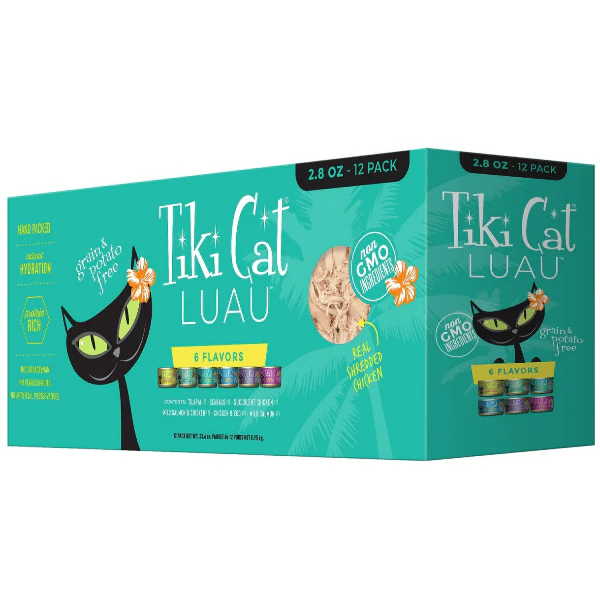 Tiki Cat Luau | Variety 12-Pack Canned Cat Food