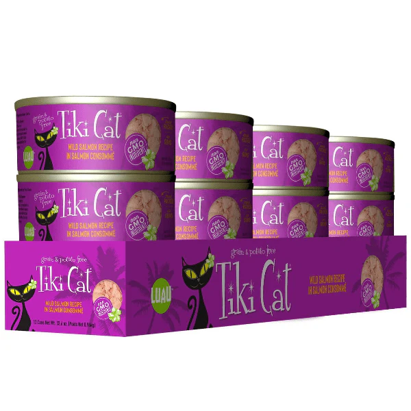 Tiki Cat Luau | Wild Salmon Recipe Canned Cat Food - Image 8