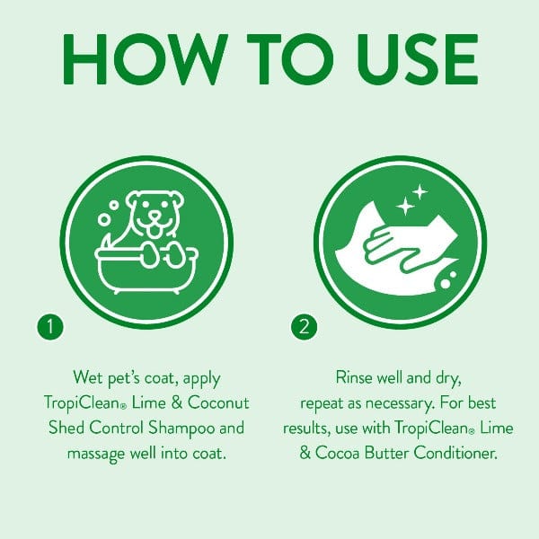 Tropiclean Lime & Coconut Shed Control Shampoo - Image 6
