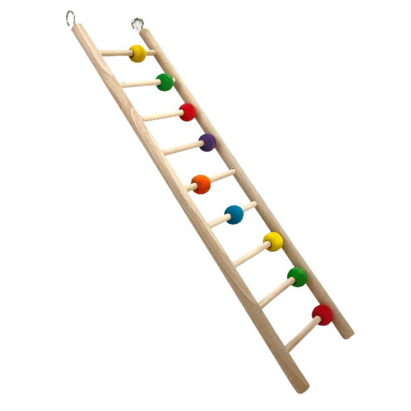 Tweeters Wooden Ladder with Beads - Image 2