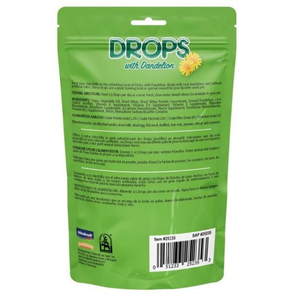 Vitakraft Dandelion Drops Chinchilla Treat - Image 3