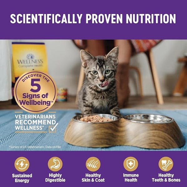 Wellness Complete Health Morsels Tuna Entree in Gravy Canned Cat Food, 3oz - Image 3