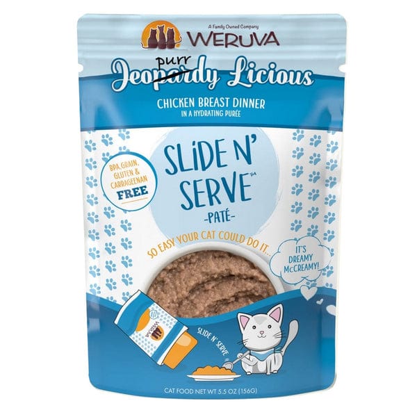 Weruva Jeopurrdy Licious Slide N' Serve Paté Pouch Cat Food; 12 Pack (SPECIAL ORDER ITEM) - Image 6