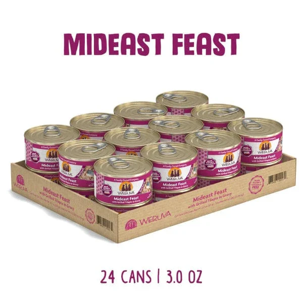 Weruva Mideast Feast with Grilled Tilapia in Gravy Canned Cat Food, 3oz - Image 6