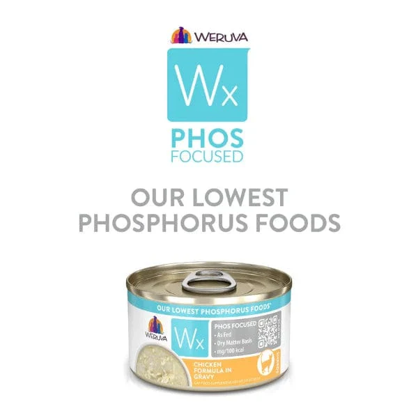 Weruva Wx Phos Focused Chicken in Gravy Canned Cat Food Supplement, 3oz - Image 4