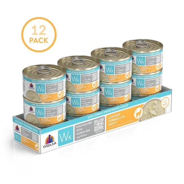 Weruva Wx Phos Focused Chicken in Gravy Canned Cat Food Supplement, 3oz - Image 8