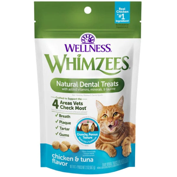 Whimzees Chicken & Tuna Natural Dental Cat Treats