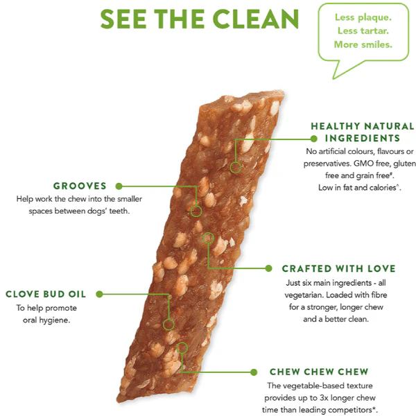 Whimzees Veggie Strip Natural Dental Chew - Image 2