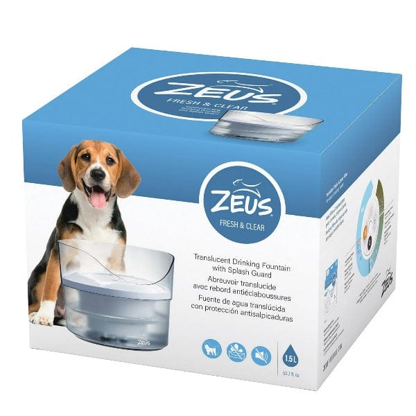 Zeus Fresh & Clear Fountain with Splash Guard - Image 6