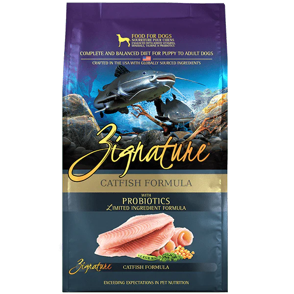 Zignature Limited Ingredient Catfish Formula Dry Dog Food, 4lb