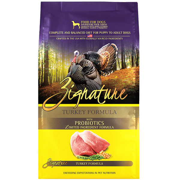 Zignature Limited Ingredient Turkey Formula Dry Dog Food, 4lb