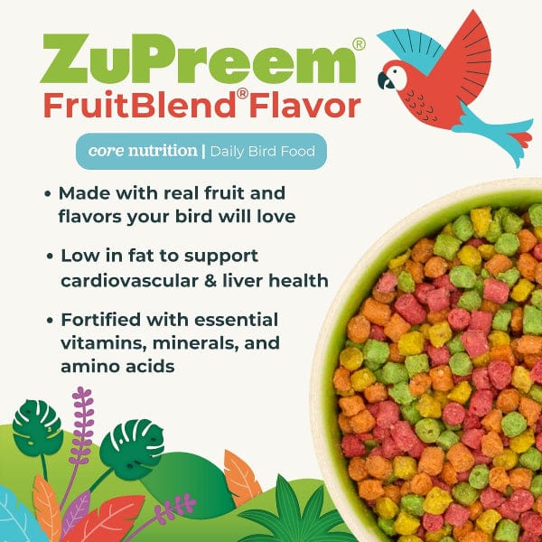 ZuPreem FruitBlend Flavor Bird Food, Small - Image 5