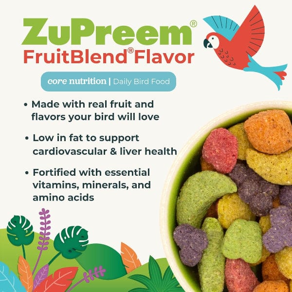 ZuPreem FruitBlend Flavor Bird Food, Large - Image 5