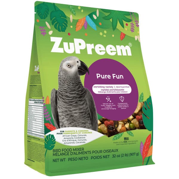 ZuPreem Pure Fun Bird Food, Parrots & Conures